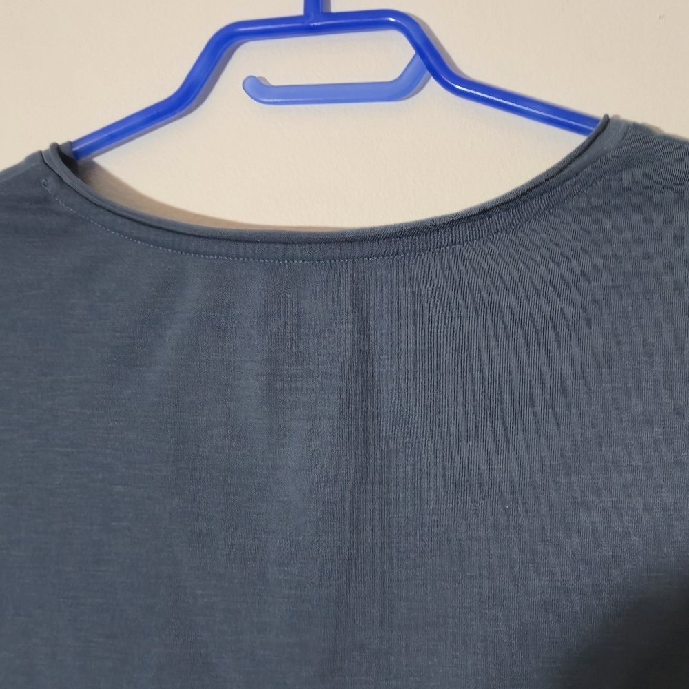 Kuhl Vega Blue V-Neck Tank Top Small Soft‎ 100% Organic Cotton Sustainable GOTS - Picture 8 of 10